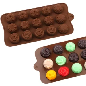 Silicone Chocolate Molds Shapes | Non-Stick Candy & Cake Making Mold for Kids & Adults | Random Shapes